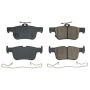 PowerStop 17-1833A PowerStop - Z17 Low-Dust Ceramic Brake Pads with Hardware