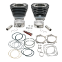 S&S Cycle 910-0222 99-06 w/ 89cc/91cc Heads 4 1/8in Bore Cyl & Piston Kit For 124in Hot Set Up Kit - Wblack