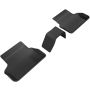 3D MAXpider 2017-2020 BMW 5 Series G30/G31 Kagu 2nd Row Floormats - Black