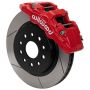 Wilwood 140-17274-R 07-18 Jeep Wrangler (JK) Aero6-DM Front Brake Kit - Slotted - Red