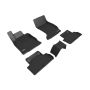 3D MAXpider L1GS00401509 2019-2023 Genesis G70 AWD Kagu 1st & 2nd Row Floormats - Black
