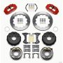 Wilwood 140-13734-R Narrow Superlite 4R Rear P-Brk Kit 12.88in Red Big Ford 2.00in Off Bronco 5 x 5.50