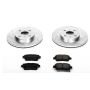 PowerStop K109 Z23 Daily Driver Carbon-Fiber Ceramic Brake Pad and Drilled & Slotted Rotor Kit