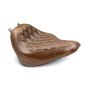 Mustang Motorcycle 83005 Mustang 18-21 Harley Heritage Classic, Deluxe Wide Tripper Solo Seat Diamond Stitch - Brown