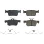 PowerStop 17-2102 PowerStop - Z17 Low-Dust Ceramic Brake Pads with Hardware