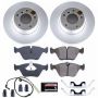 PowerStop CRK5156 Genuine Geomet Coated Rotor and Carbon-Fiber Ceramic Brake Pad Kit