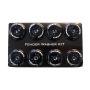NRG Fender Washer Kit w/Color Matched M8 Bolt Rivets For Plastic (Black) - Set of 8