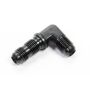 AEROQUIP AERFCM5082 #6 Flare 90 Deg Bulkhead Union Black