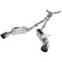 HKS 32009-BN002 03-07 G35 Dual Hi-Power Ti Tip Catback Exhaust (SUS304 NO COATING)