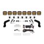 Diode Dynamics DD7893 17-24 Can-Am Maverick X3 SS5 Pro CrossLink Roof Lightbar Kit - Yellow Combo