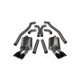 CORSA Performance 14971BLK Corsa 2012-2015 Chevrolet Camaro Coupe ZL1 6.2L V8 Black Sport Cat-Back + XO Exhaust
