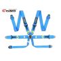 Cusco 00B CRH N6BL Universal 6 Point 3in Shoulder 3in Lap w/Eyebolts (7/16-20UNF Thread) FIA Racing Harness- Blue