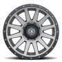 ICON 2020108147TT Compression 20x10 8x170 -19mm Offset 4.75in BS 125mm Bore Titanium Wheel