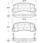 Stoptech 309.03250 Performance Brake Pads