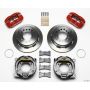 Wilwood 140-11396-R Dynapro Low-Profile 11.00in P-Brake Kit - Red Ford 8.8 w/2.50in Offset-5 Lug