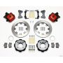 Wilwood 140-11900-R Combination Parking Brake Rear Kit 11.75in Red 2011 Fiesta Rear