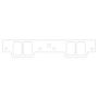 Cometic Gasket C5423-059 Cometic Chevy Gen-1 Small Block V8 .059in CFM-20 Intake Manifold Gasket Set - Brodix GB 2000 Heads