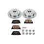 PowerStop KOE2319 OE Stock Replacement Low-Dust Ceramic Brake Pad and Rotor Kit