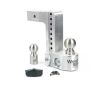 Weigh Safe 8in Drop Hitch w/Built-in Scale & 2.5in Shank (10K/18.5K GTWR) - Aluminum