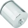 TwinPower 603611 Twin Power Twin Cam and M8 Chrome Magnetic Oil Filter With Nut Rpls H-D 63798-99 w/ Backflow Valve