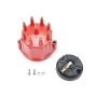PERTRONIX IGNITION PRTD600711 Dist. Cap & Rotor Kit - Red w/Male Tower