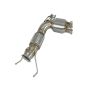 aFe Power 48-36322-HC Twisted Steel Down Pipe 3 to 2-3/4 IN 304 Stainless Steel w/ Cat