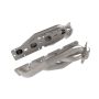 aFe Power 48-38029 Twisted Steel 1-5/8 IN to 2-1/4 IN 304 Stainless Headers w/ Raw Finish