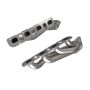 aFe Power 48-38032 Twisted Steel 1-7/8 IN to 2-3/4 IN 304 Stainless Headers w/ Raw Finish
