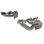 aFe Power 48-43031-T Twisted Steel 409 Stainless Steel Short Tube Header w/ Titanium Coating