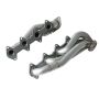 aFe Power 48-43032 Twisted Steel 409 Stainless Steel Short Tube Header