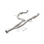 aFe Power 48-46011-RC Twisted Steel Y-Pipe 2-1/2 IN 409 Stainless Steel
