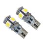Oracle Lighting 4801-001 ORACLE Lighting T10 5 LED 3 Chip SMD Bulbs (Pair) - Cool White