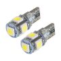 Oracle Lighting 4801-001 ORACLE Lighting T10 5 LED 3 Chip SMD Bulbs (Pair) - Cool White