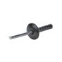 ALLSTAR PERFORMANCE ALL18097 Lg Hd Rivet Black 250pk Multi Grip