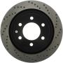 StopTech 2019 Ford Raptor w/ Electronic Parking Brake Sport Cross Drilled Left Rear Rotor