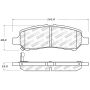 StopTech Performance Rear Brake Pads 13-14 Dodge Dart/Jeep Cherokee
