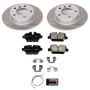 PowerStop SC6664 Semi-Coated Rotor and Low-Dust Ceramic Brake Pad Kit