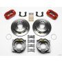Wilwood 140-11392-R Dynapro Low-Profile 11.00in P-Brake Kit - Red New Big Ford 2.50in Off Staggerd Mount