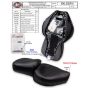 Mustang Motorcycle 75733 Mustang 96-03 Harley Sportster 3.3 Gal Vintage Touring-XIS 1PC Seat - Blackl