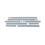 Putco 9751443BP 15-20 Ford F-150 Super Cab 8ft Long Box (4.25in Tall - 12pcs) Black Platinum Rocker Panels