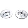 PowerStop JBR1724XPR PowerStop Evolution Performance Drilled, Slotted & Plated Brake Rotor Pair