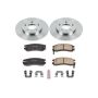 PowerStop KOE5484 OE Stock Replacement Low-Dust Ceramic Brake Pad and Rotor Kit