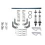 QA1 QA1DD501-12130 Pro-Rear Coilover Kit Double Adjustable