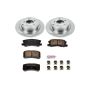 PowerStop KOE1630 OE Stock Replacement Low-Dust Ceramic Brake Pad and Rotor Kit