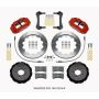Wilwood 140-15214-R Narrow Superlite 6R Front Hat Kit 12.88in Red 2014-2015 Mini Cooper w/Lines