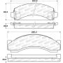 Stoptech 308.05430 Street Brake Pads - Rear