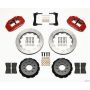 Wilwood 140-9109-R Narrow Superlite 6R Front Hat Kit 13.06in Red 2005-2014 Mustang