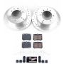 PowerStop K5160 Z23 Daily Driver Carbon-Fiber Ceramic Brake Pad and Drilled & Slotted Rotor Kit