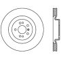 Stoptech 128.35091R Drilled Sport Brake Rotor