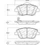 StopTech 09-15 Hyundai Sonata Street Select Front Brake Pads